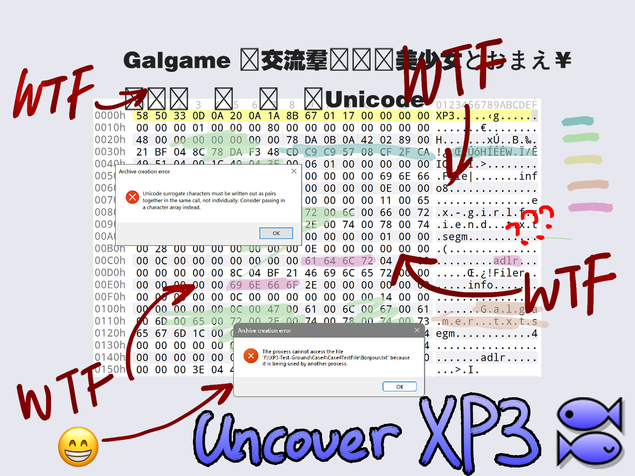 Uncover XP3 前篇：認識基本 XP3 封包格式